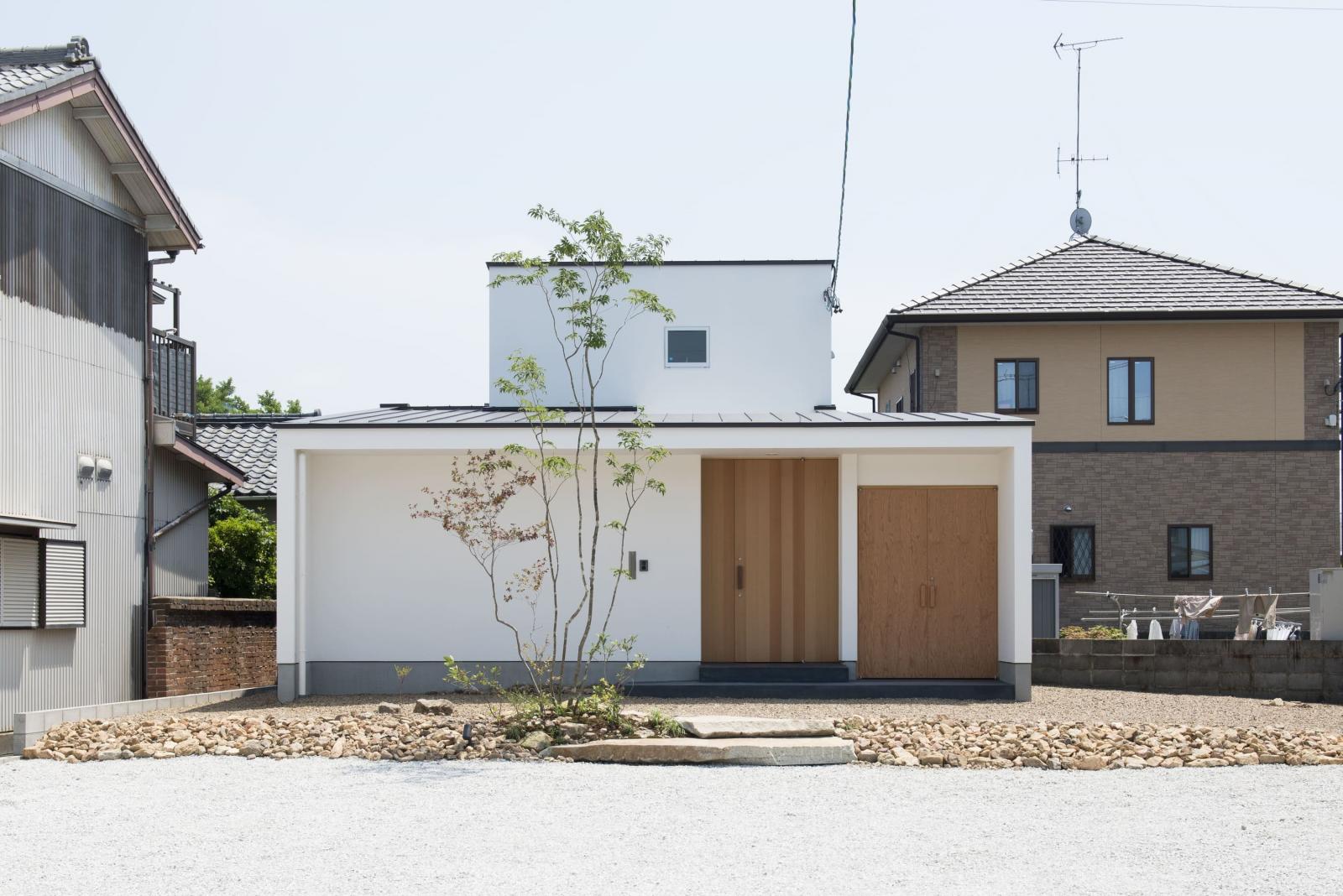 ４つの坪庭のある家
